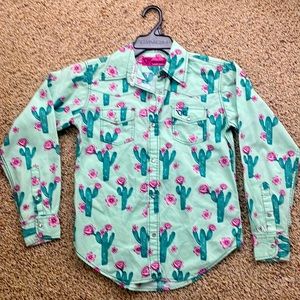 Girls Western Shirt Size 10/12